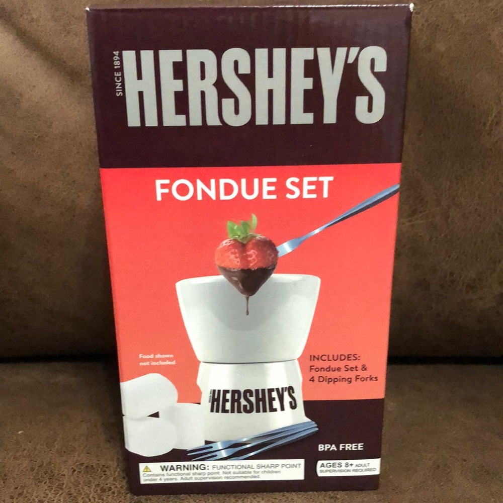 White Fondue Set